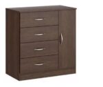 COMODA 4 CAJONES Y PUERTA