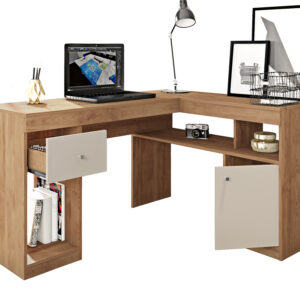 ESCRITORIO ESQUINERO NILO 1 PUERTA 1 CAJON