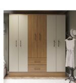 ROPERO 6 PUERTAS 2 CAJONES