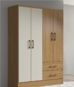 ROPERO 4 PUERTAS 2 CAJONES