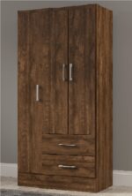 ROPERO 3 PUERTAS 2 CAJONES