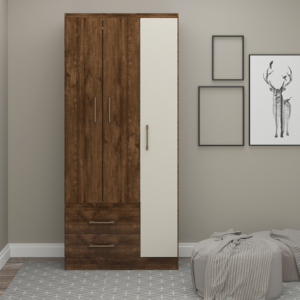 ROPERO 3 PUERTAS  2 CAJONES