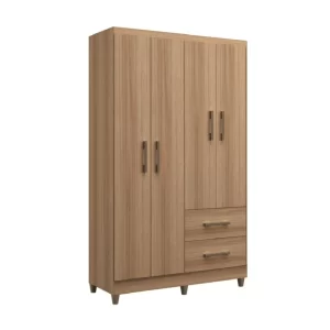 ROPERO FORTALEZA 4 PUERTAS  2 CAJONES